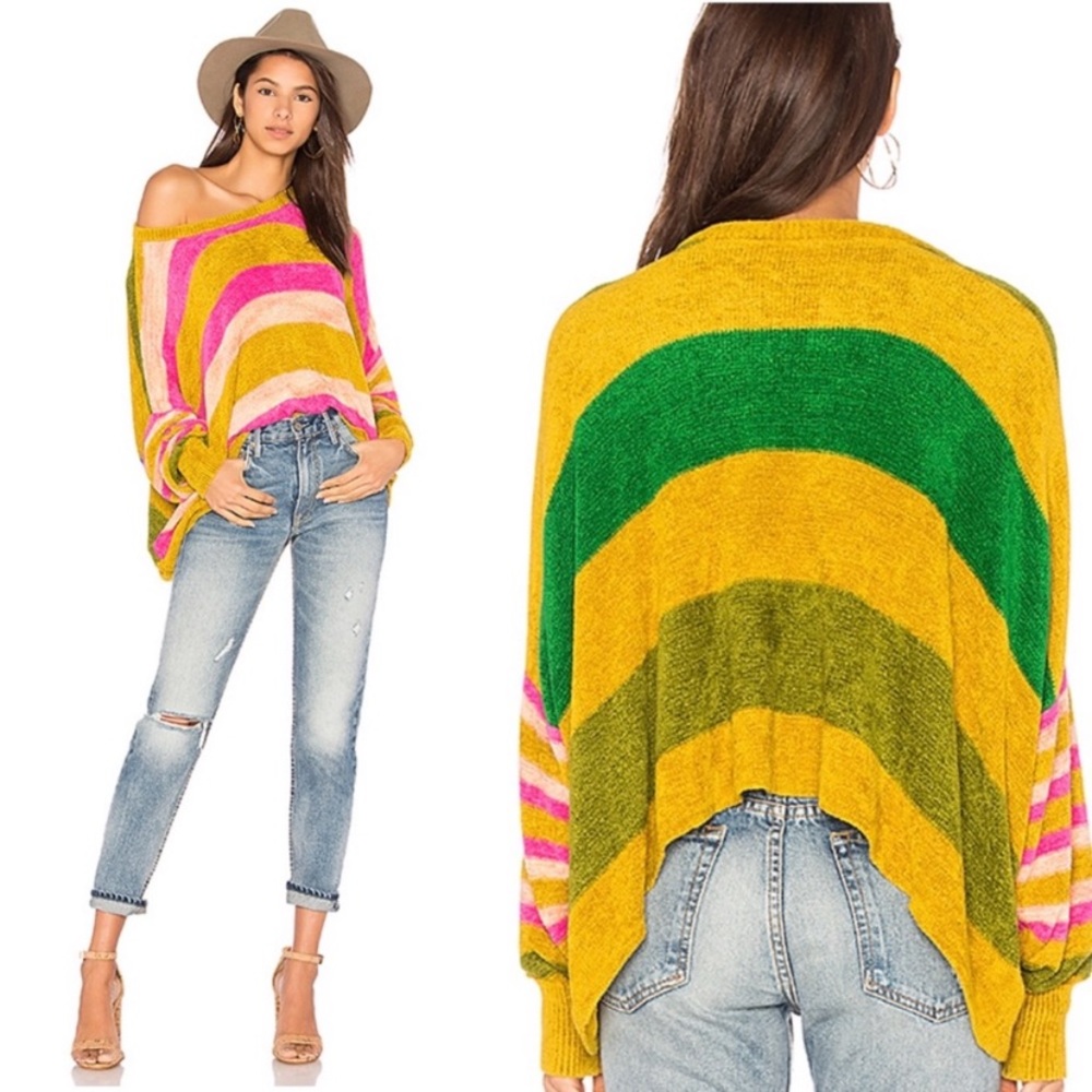 Free People All About You Striped Sweater